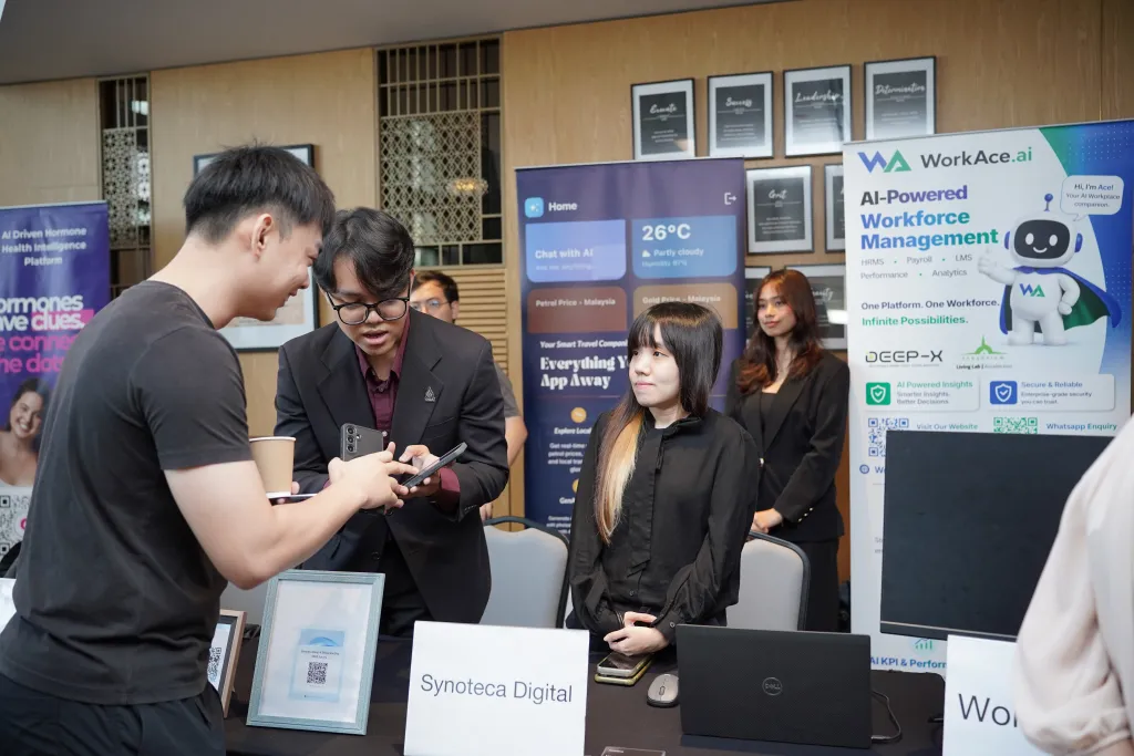 Synoteca pitching at the Selangor Deep-X Showcase Day 2026